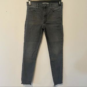 Joe's Jeans Dark Grey Wash High Rise Skinny Jeans - Size 30